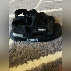 Puma Black Sandals
